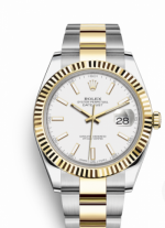  Swiss Cal.3235 Rolex Datejust II 2-Tone White Dial 41mm Watch 